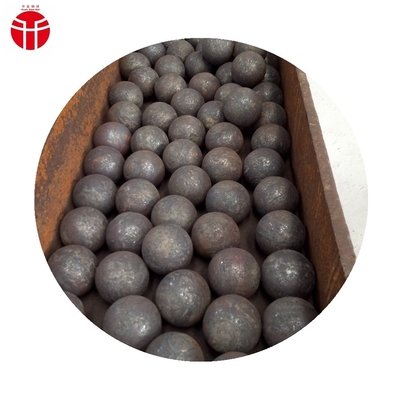 Dia 125mm Steel Forged Balls Low Breakage Rate Steel Grinding Media For Semi Autogenous Mill
