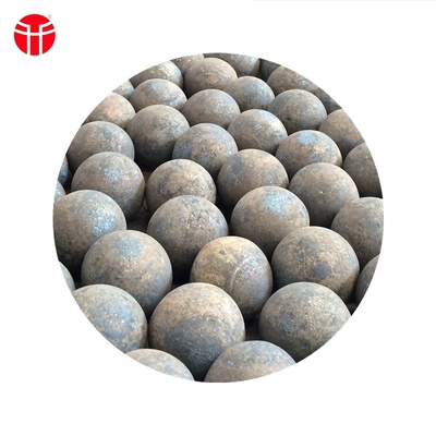 120mm Forged Grinding Balls SGS Grinding Media Forged Steel Ball For Ball Mill All Sizes