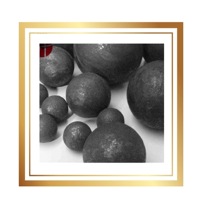 60HRC 58HRC Forged Grinding Balls B2 Cast Grinding Media Ball For Cement Plant Ball Mill