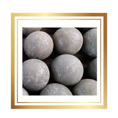 60HRC 58HRC Forged Grinding Balls B2 Cast Grinding Media Ball For Cement Plant Ball Mill