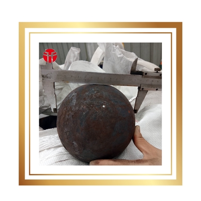 Wear Resisting Grinding Media Balls 65HRC 160mm High Chrome Grinding Media Ball For Mining