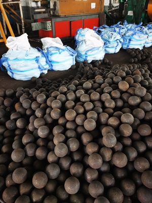 60 - 65HRC Sag Ball Mill Balls Forged Steel Ball Grinding Media For Ball Mill