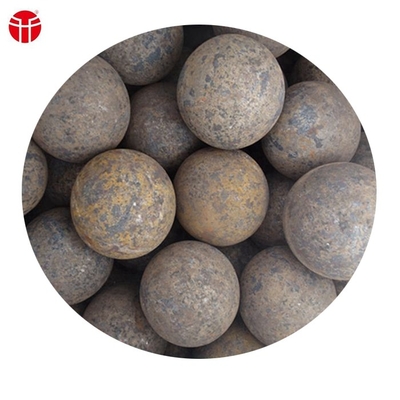 20 - 60mm Hot Rolled Grinding Steel Balls Carbon Material For Zinc Ore