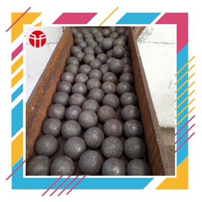 55 - 65HRC High Hardness Forged Grinding Media Balls For Mining
