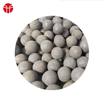 80mm Forged Grinding Steel Balls High Hardness Low Breakage